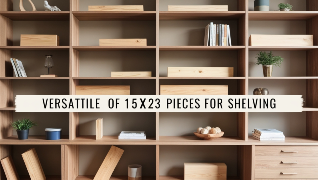 15x23 wood pieces for shelving