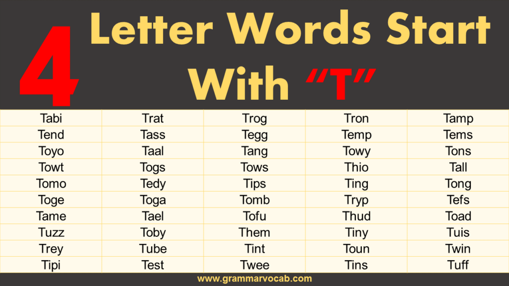 words that start with ta